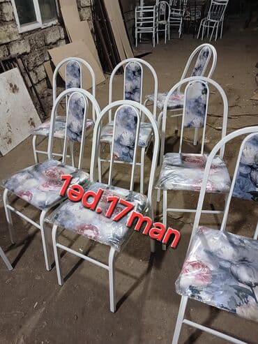 stol stul işlenmiş: Yeni, Sadə stul, Metal, Azərbaycan — 1