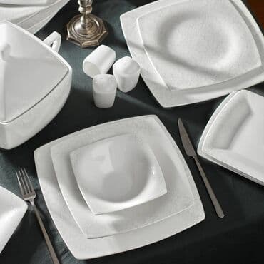 çayni servis: Karacanin Fine Pearl Helen seriasinden 12 neferlik (62parca)yemek — 5