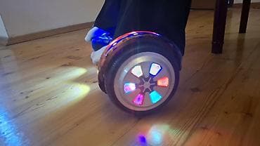 Elektrik nəqliyyatı: LED işıqlı balans skuter (hoverboard) - Ölçü: təxminən 6.5 düymlük — 3