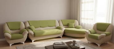 диван в стиле лофт: Диван, Диван, Без подьемного механизма, Нераскладной — 1