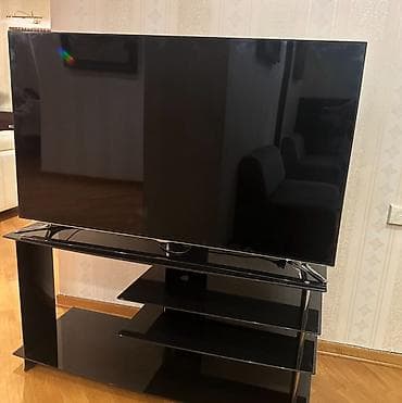 modul tipli evlər: 📺 Samsung Smart TV 55” — UE55F8000 + + şüşə TV stendi Satılır Samsung — 1