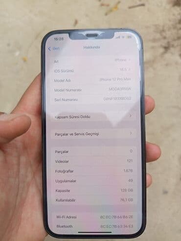 irşad telecom iphone 12 pro max: IPhone 12 Pro Max, 128 GB, Pacific Blue, Face ID — 5