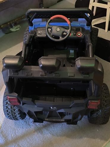 lego stranger things: Uşaq üçün elektrikli off-road maşın – 2 nəfərlik - Korpus: mavi-qara — 3