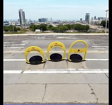 Dayanma/Qoymamaq üçün parkinq yerinin qoruyucu blokları Məhsul: “No