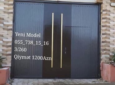 işlənmiş darvaza: Darvazalar, Həyət üçün, Yeni, Mexaniki, Ödənişli çatdırılma, Rayonlara çatdırılma, Ödənişli quraşdırma — 2