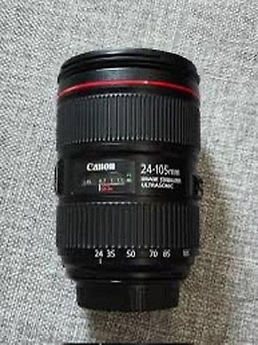 korpuslar: Canon EF 24-105mm obyektiv - Fokus məsafəsi: 24–105 mm – geniş — 1