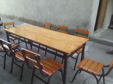 mebel kredit: Для гостиной, Новый, Нераскладной, Прямоугольный стол, 8 стульев — 2