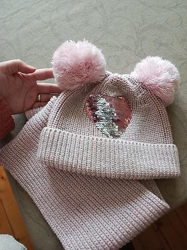 lisiçka uşaq eynəkləri: Uşaq papaq və şərf dəsti yeni kimi qalıb çox az istifadə olunub — 4