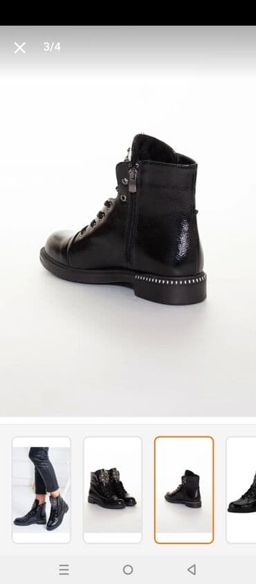 qadın botları: Ölçü: 39, rəng - Qara, Yeni — 2