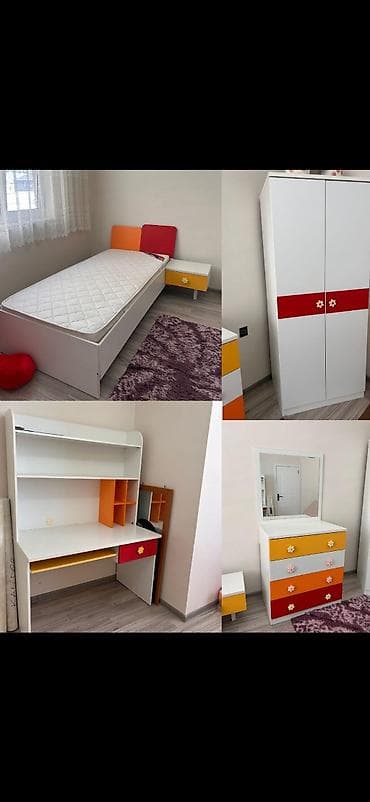 usag otagi: Oğlan və qız üçün, İşlənmiş, Təknəfərlik çarpayı, Yazı masası, Dolab, Termo — 1