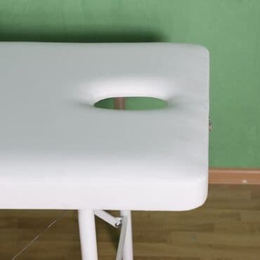 profil sekilleri oglan: Yeni, Masaj kuşetkası, Qatlanan çemodan, rəng - Ağ — 2