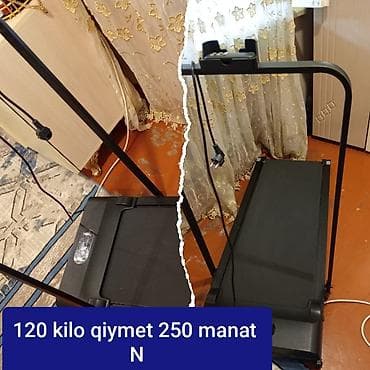 Elektrikli qaçış trenajoru - Maksimal daşıma çəkisi: 120 kq (şəkildə — 1