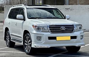 land rover 1999: Toyota Land Cruiser 2012 model GXR V6, ağ rəng, kuzov 200 seriyası — 1
