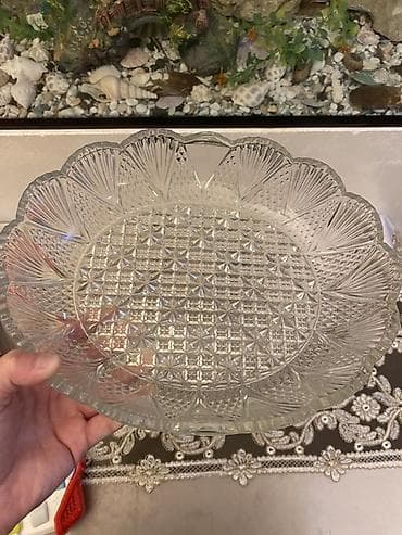 sufre modelleri: Şüşə dekorativ salat qabı 1 əd — 3