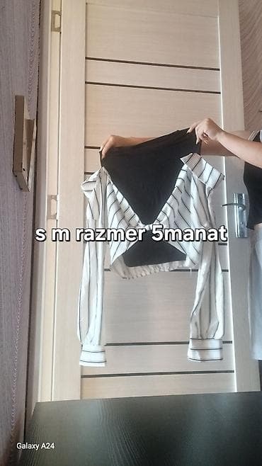 Qadın geyimləri satılır qiymət üzərində qeyd olunub razmer xs s m l — 1