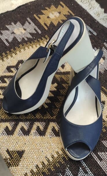 Ölçü: 37, rəng - Göy, İşlənmiş