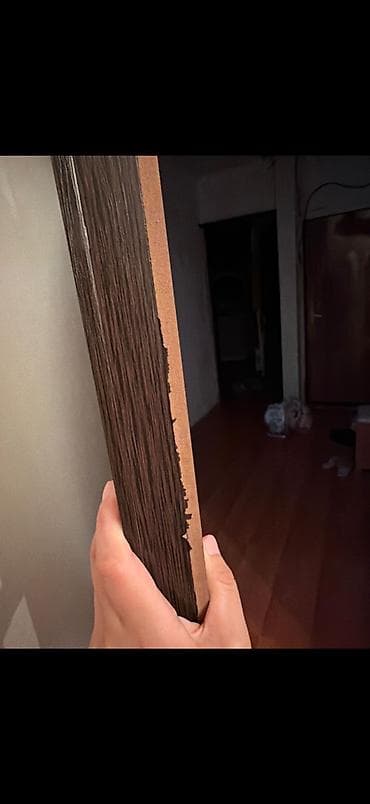 seyfi qapi: Şüşəli daxili otaq qapısı - Material: MDF əsaslı panel, dekorativ — 2