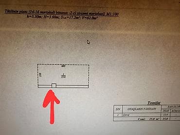 Qaraj satılır: 15 kv. m, 2 * 6 * 4 — 3