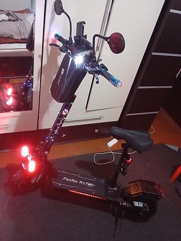elektirikli mapet: Elektrik skuter – FaSTer RS7 - Güclü ön işıq sistemi: 3 ədəd — 3
