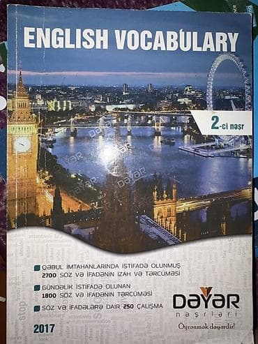Məhsul: “English Vocabulary” – 2-ci nəşr (Dayar nəşri) Xüsusiyyətlər — 1