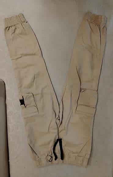 Uşaq şalvarı – F&F, 10–11 yaş - Rəng: bej - Model: cargo/jogger lalafo.az -da Uşaq şalvarı – F&F, 10–11 yaş - Rəng: bej - Model: cargo/jogger