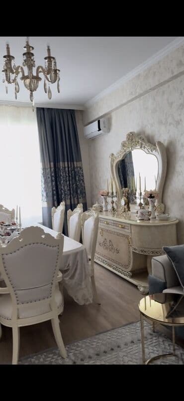 şuşə masa: Qonaq otağı üçün, Yeni, Açılan, 8 stul — 2