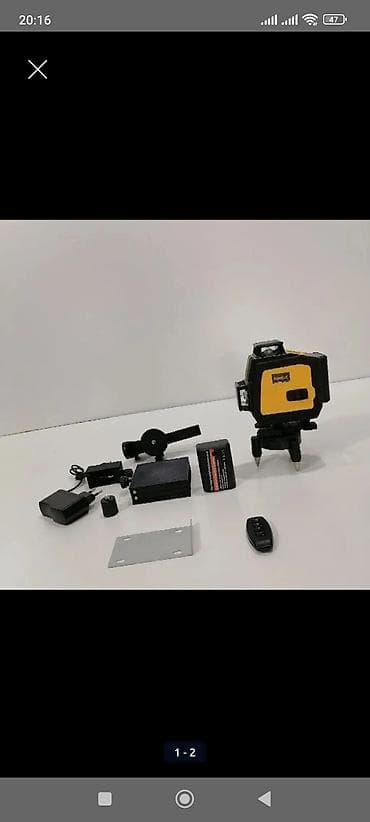 mini drel satilir: Profesional 360° xətt lazeri dəsti Məhsul təsviri: - 3D/360° özünü — 1