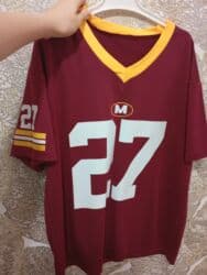 Hicab: Bordo rəngli köynək – 27 nömrəli - Rəng: bordo, sarı detallarla - — 3