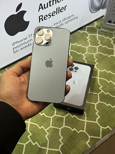 IPhone 13 Pro Max, 256 GB, Gümüşü, Face ID