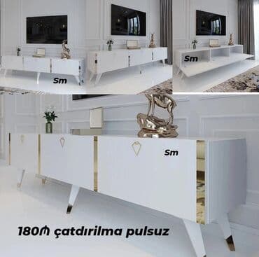 тв стенд: *TV Stend 📺* 180 azn 😍 Sifarişlə hazırlanır Rəng seçimi var Ölçü — 1