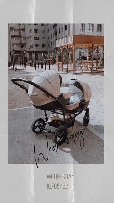 əkizlər üçün kalyaska: Əkizlər üçün araba, İşlənmiş, Ünvandan götürmə — 4