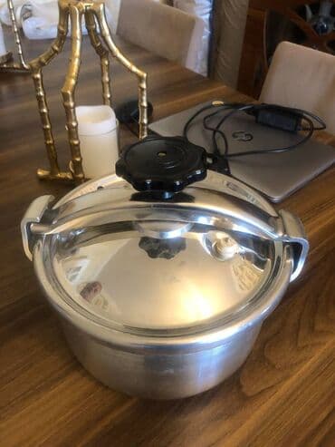 dəmir qazan: Qazan, rəng - Gümüşü, Paslanmayan polad, 3 l, 20 sm, Rusiya — 2