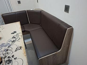 Künc divan, Açılmayan, Bazasız, Süni dəri