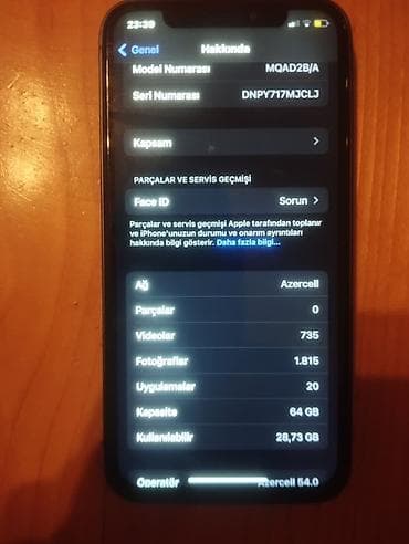 kreditle iphone: IPhone X, 64 GB, Space Gray, Face ID — 4