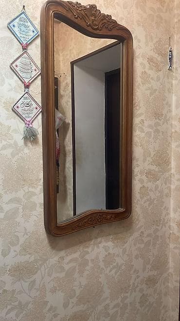 Güzgü Divar üçün, Düzbucaqlı, Dekorativ, Çərçivə ilə