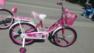 qızlar üçün hədiyyələr: Yeni İki təkərli Uşaq velosipedi 12", sürətlərin sayı: 1, Ünvandan götürmə — 22