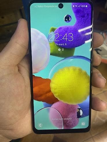 samsunq not 5: Samsung Galaxy A51, 128 GB, rəng - Ağ, Barmaq izi — 2