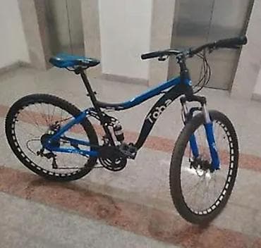 dağ velosipedləri: Toba dağ velosipedi – tam asma (full-suspension) gövdə quruluşu ilə — 1