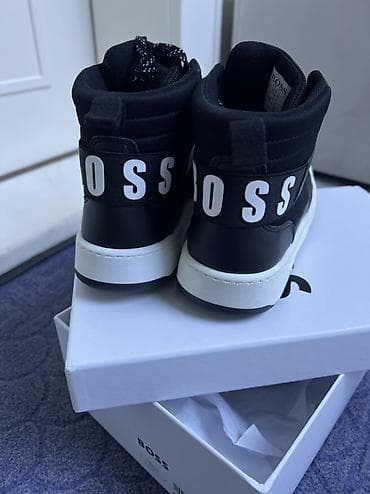 BOSS brendi uşaq/yeni yetmə üçün yüksəkboğaz idman ayaqqabısı - Rəng — 2