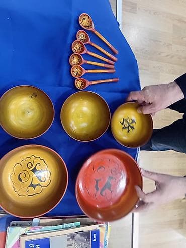 8 mart hediyye: Dekorativ kolleksiya dəsti 1) Relyefli divar boşqabı – dairəvi — 4