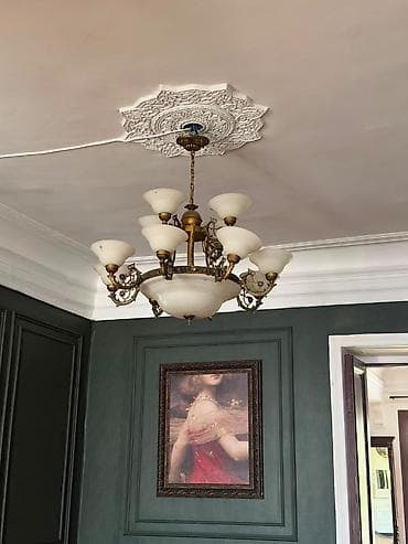 lan: Çılçıraq, 10 və daha çox lampa, Metal — 1
