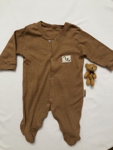 детские шерстяные колготки: Uşaq üçün ayaqlı kombinezon - Rəng: isti qəhvəyi/karamel ton - — 1