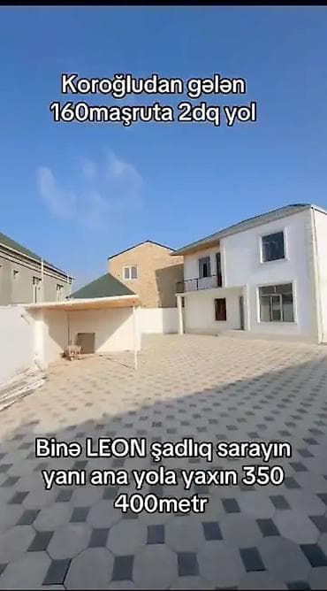 gencede ev: Binə 4 otaqlı, 4 kv. m, Yeni təmirli — 5
