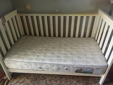 uşaq matras: Oğlan və qız üçün, Dördbucaq, Beşik, Dəstsiz, Matras ilə, Yellənmə mexanizmsiz — 2