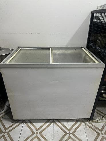 Sürgülü şüşə qapaqlı dondurucu vitrin - Tip: üfüqi tipli dondurucu
