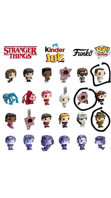Монеты: Məhsul: Stranger Things x Kinder Joy Funko Pop kolleksiya fiqurları — 1