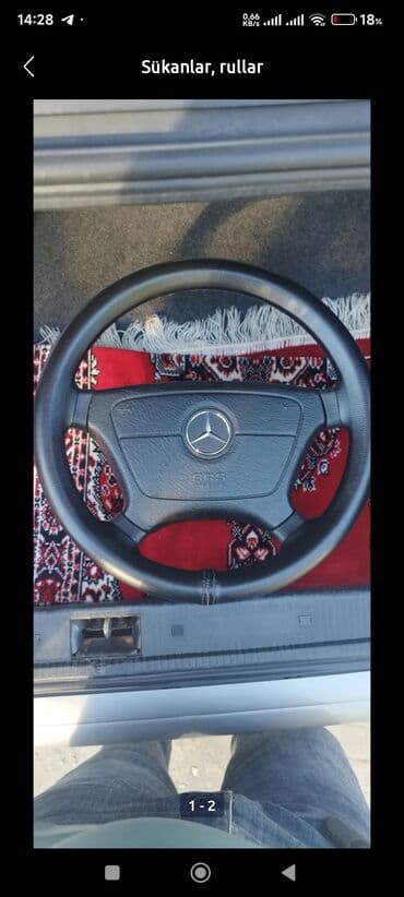 диски на спринтер: Qara rəngli Mercedes w202 rolü seligeli roldu uzluk çekilip yaxsi — 1