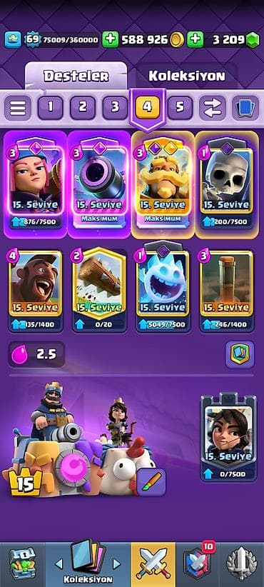 760 prob nedir: 70 seviyye hesabdir Kahraman mini pekka, şovalye var ve 3 cü de — 5