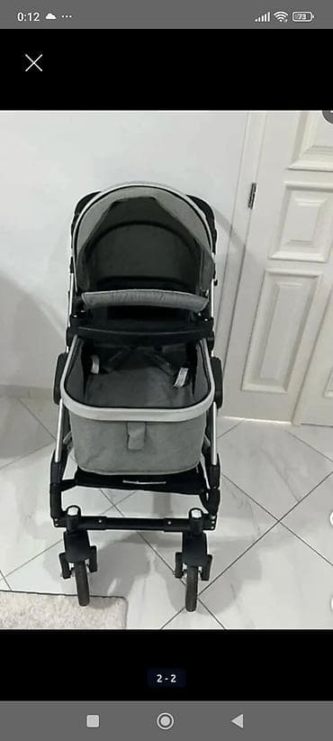 uşaq arabalar: Yenidir.Çox az işlədilib!Belecoo körpə arabası – 2-in-1 beşik və — 2