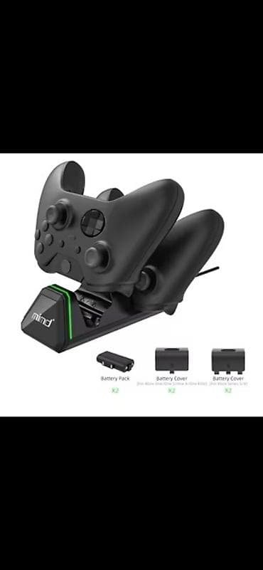 hyper x cloud 2: 🎮 Xbox Controller Şarj Stansiyası – 2 Kontroller üçün Universal — 2